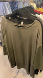 Long sleeve button top