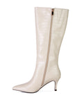 You can do it heels Pointed Mid Heel Calf Boots