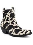 Genuine Hair on hide and leather Show your spots bootie