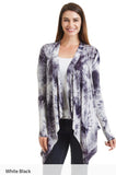 Hand Dyed Premium Open Front Draped Cardigan