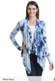 Hand Dyed Premium Open Front Draped Cardigan