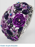 Flower Acrylic Bracelet