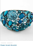 Flower Acrylic Bracelet