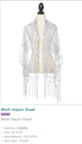 Mesh Sequin Shawl