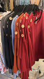 Long sleeve button top