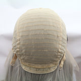 13*3" Lace Front Wigs Synthetic Mid-length Straight 12" 130% Density