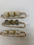Fancy Safety Pins Cardigan Clips Group 3