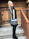 Sweater Dress with Cape