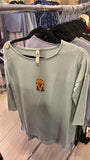 Long sleeve button top