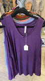 flare v-neck w/pockets