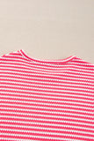 Striped Round Neck Long Sleeve Top
