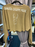 Special edition DC music waffle crop top