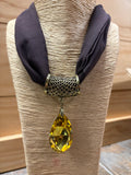 Scarf pendant necklace $39