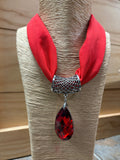 Scarf pendant necklace $39