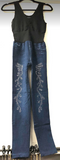 Rebate Crystal Tear Drop jegging