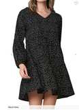 Puff Sleeve Tiered Dress