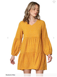 Puff Sleeve Tiered Dress