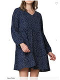 Puff Sleeve Tiered Dress