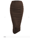 Ruched Basic Skirt -Group 1