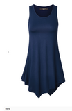 sleeveless comfy Tunic Tank