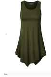 sleeveless comfy Tunic Tank