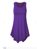 sleeveless comfy Tunic Tank
