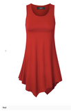 sleeveless comfy Tunic Tank