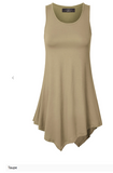sleeveless comfy Tunic Tank