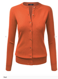 Viscose Silky  Blend Knit Cardigans