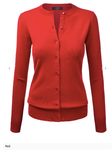 Viscose Silky  Blend Knit Cardigans