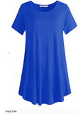 Short Sleeve Flared Swing Tunic