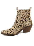 Genuine Hair on hide and leather Show your spots bootie
