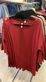 Long sleeve button top