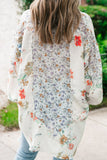 Floral Collared Neck Long Sleeve Shirt