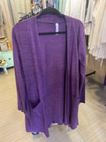 Plush cardigan