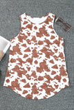 Printed Round Neck Tank