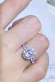 Adored 1 Carat Moissanite 925 Sterling Silver Halo Ring