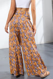 Printed High-Rise Tied Culottes