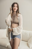 DS Knit Netted Cardigan Shug