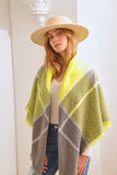 DS DIANA XL PATTERN CHECKER SCARF IO