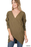 Cross Front Sweater