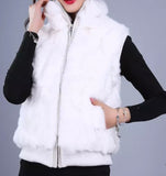 Premium Rex Rabbit Fur Vest
