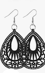 Black knight earring