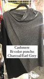 Cashmere Bi- color poncho