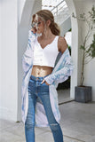 Tie-Dye Open Front Longline Cardigan