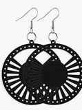 Sunrise and Lace Tear Drop earrings
