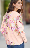 Peach Paisley Printed Thermal