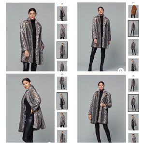 Plush Faux Fur Coat