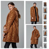 Plush Faux Fur Coat