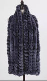 Long knit Rex Rabbit Scarf